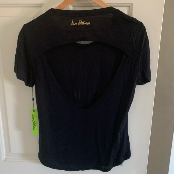 Sam Edelman Women's Open Back T-Shirt - Picture 6 of 10